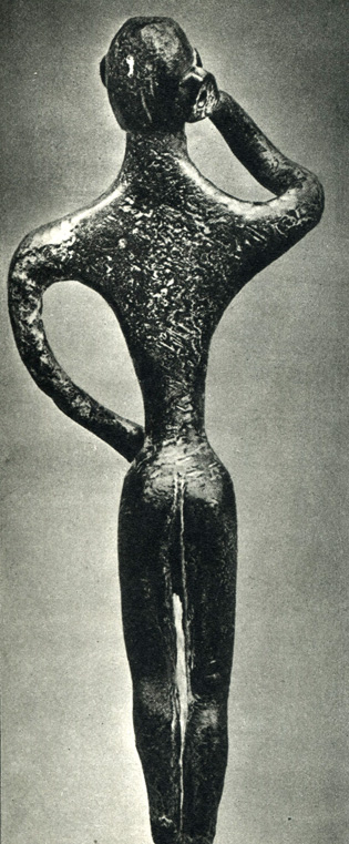 3. Бронзовая статуэтка. VIII-VII вв. до и. э