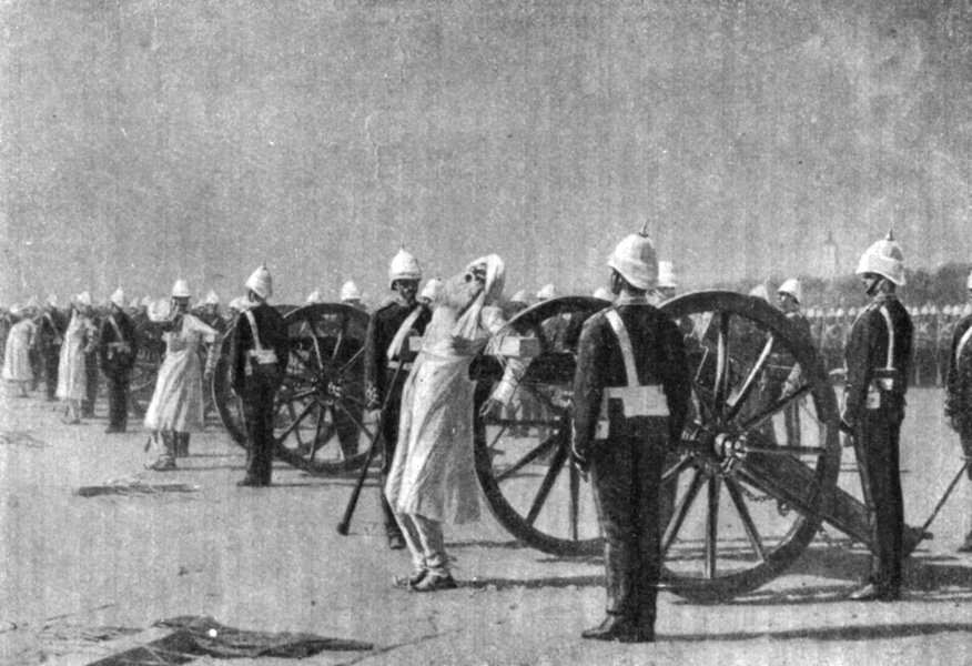 В. Верещагин. Английская казнь в Индии