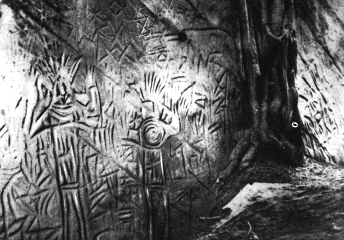 Рисунки в пещере Спящей богини удивительно выразительны